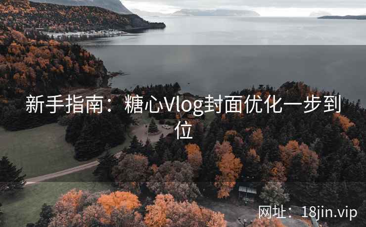 新手指南：糖心Vlog封面优化一步到位