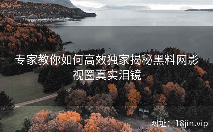 专家教你如何高效独家揭秘黑料网影视圈真实泪镜